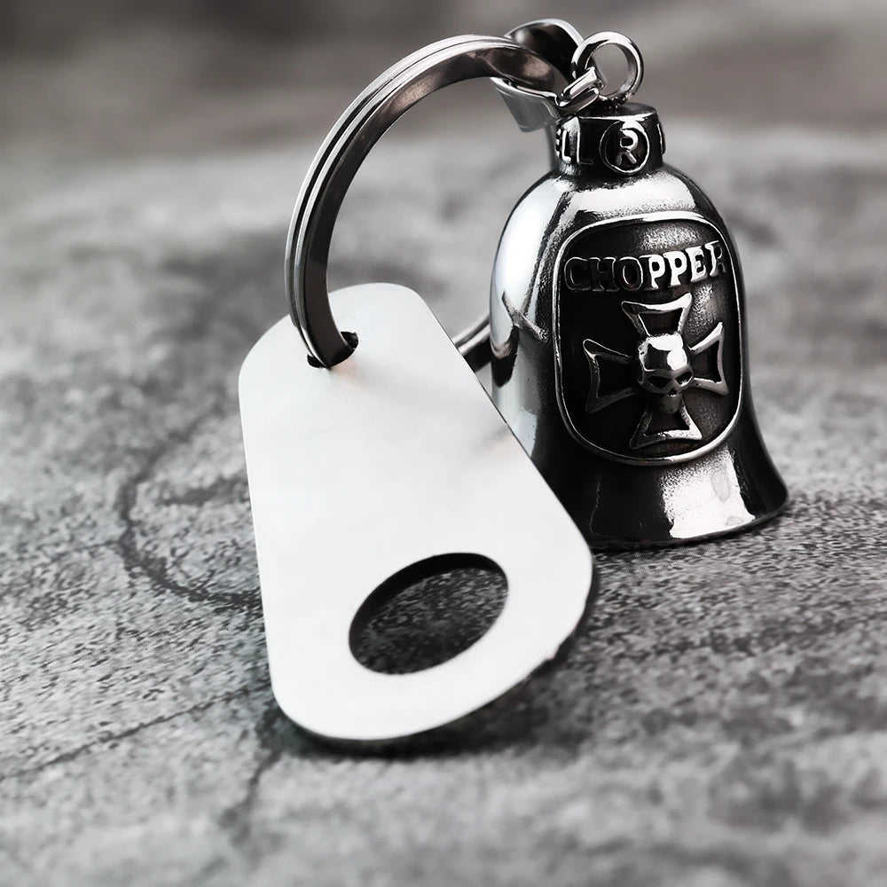 🏍️ Campanella RING BELL da Moto in Stile Vichingo – Amuleto Portafortuna Europeo & Americano
