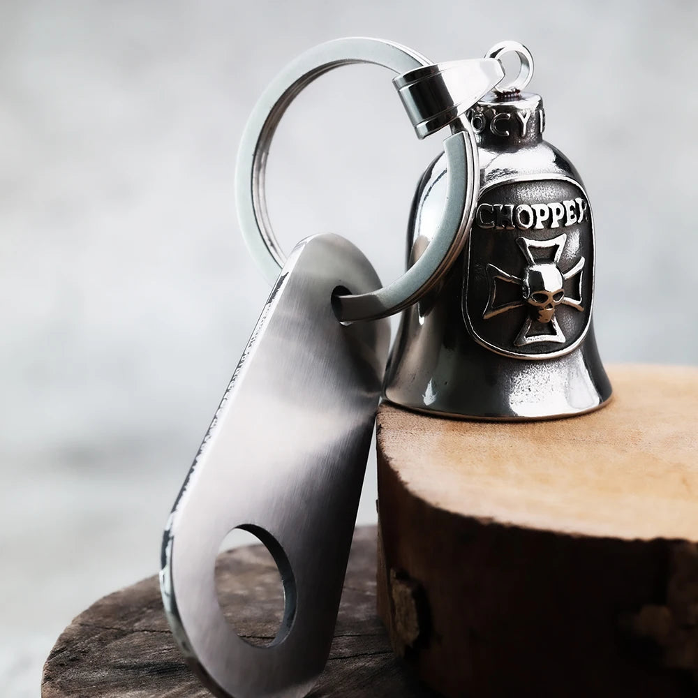 🏍️ Campanella RING BELL da Moto in Stile Vichingo – Amuleto Portafortuna Europeo & Americano